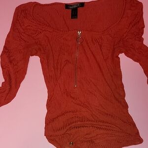 Vince Camuto Women's Red Bodysuit